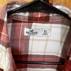 Plaid Hollister shirt